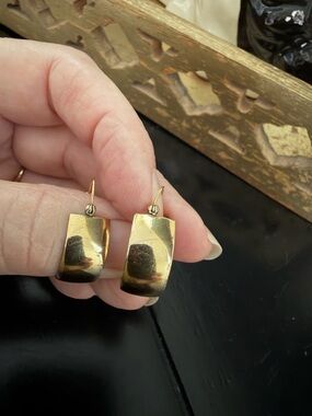 Vintage Gold Hoops 12K